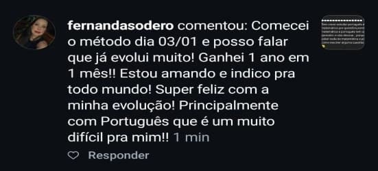 Depoimento de Fernanda Sodero